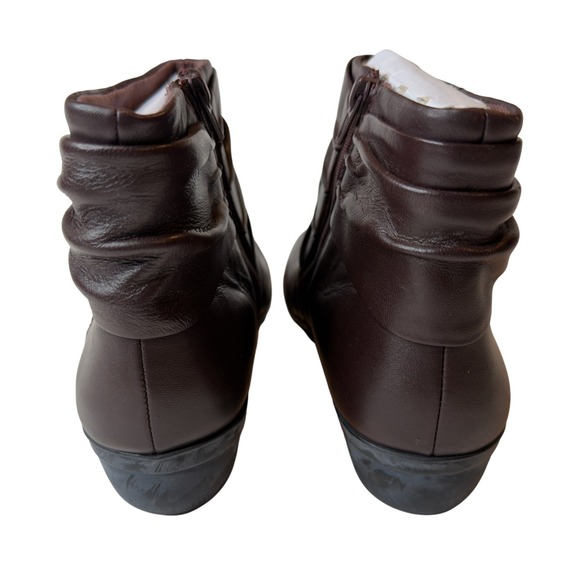 Clarks Everlay Mandy Leather Ankle Boots Size 12 Narrow‎ - Picture 3 of 4